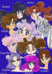  Koumi (Kessel), Mara (Vjun), Chikako(Mrykr), Yoshiko (Chibi Tatooine), Kirana (Omwat),Nagareboshi (Shooting Star), Sutaru (Corellia), Michisu (Chandrila), Neburaa (Nebula), and Kumoko (Bespin)  (47901 bytes)