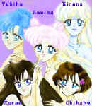 Yukiko (Hoth), Annika (Bakura), Kirana (Omwat), Xarae (Iridonia) and Chikako (Myrkr) by Yukiko (Hoth)    (44743 bytes)