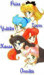 Priire (Asteroid), Yukiko (Hoth), Ippin (Yavin), Xarae (Iridonia), Annika (Bakura) by Minae (Honoghr)   (47978 bytes)