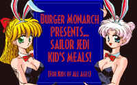 ad from Burger Monarch featuring Priire (Asteroid) and Annika (Bakura) by Priire (Asteroid)  (122417 bytes)