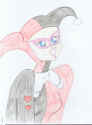 Annika (Bakura) dressed as Harley Quinn for Halloween - drawn by Annika (Bakura)  (73454 bytes)
