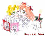 Past life princesses Aster and Coru by  Chikako (Myrkr)  (35290 bytes)